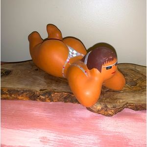 Mexico Aztec Clay Figure Sculpture Pottery Hand Made Terra Cotta. Rare Find